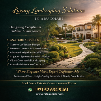 Landscaping Services Abu Dhabi | Professional Landscape Solutions