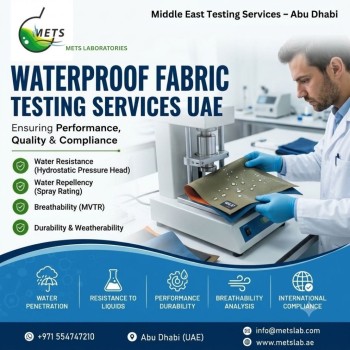 Water Resistance Testing Laboratory Abu Dhabi for Fabric Testing