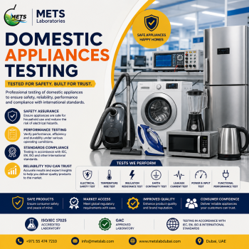 Domestic Appliances Testing