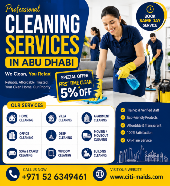 Home Cleaning Services Abu Dhabi – Trusted Home Cleaners