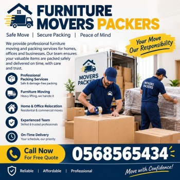 Professional Furniture Movers & Packers – Safe & Reliable Moving Services