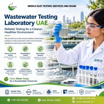 Wastewater Quality Testing UAE for Better Environmental Monitoring