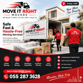 Move It Right Movers UAE - Professional Moving & Packing Service