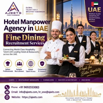 Hotel Manpower Agency in UAE – Fine Dining Recruitment Services