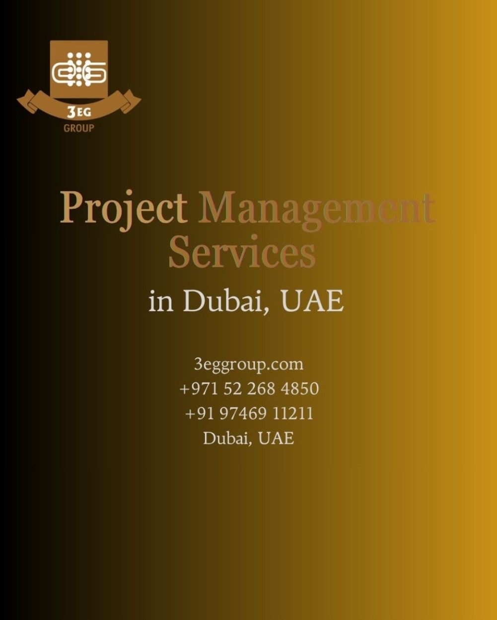 Project Management Services in Dubai, UAE | 3EG Group