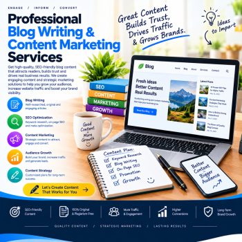 Professional Blog Writing & Content Marketing Services