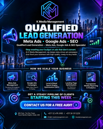 Qualified Lead Generation & Paid Ads Dubai | K Media