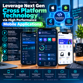 Leverage Next Gen Cross Platform Technology via High Performance Mobile Applications
