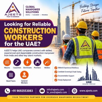 Looking for Reliable Construction Workers for the UAE?