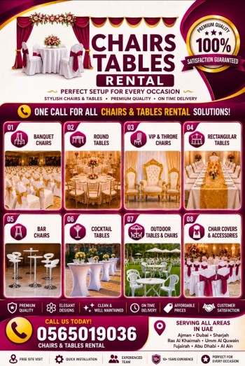 Chairs Tables Rental 