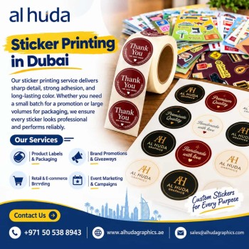 Professional Sticker Printing for Dubai Businesses
