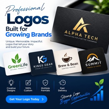 Professional Logos Built for Growing Brands.