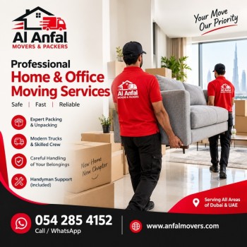 Professional Home & Office Moving Services | Al Anfal Movers