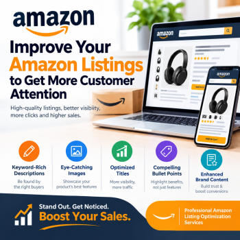 Improve Your Amazon Listings to Get More Customer Attention
