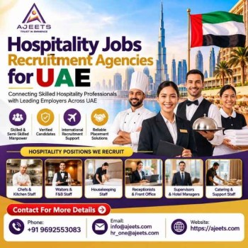 Hospitality Jobs Recruitment Agencies for UAE – Skilled Talent for a Growing Hospitality Industry