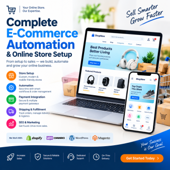 Complete E-Commerce Automation & Online Store Setup