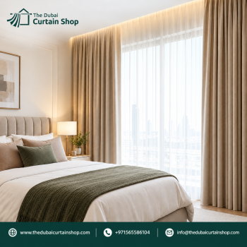 Bedroom Curtains Dubai – Custom Designs & Professional Installation