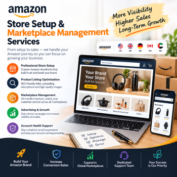 Amazon Store Setup and Marketplace Management Services