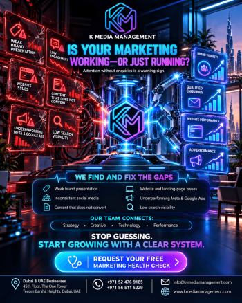 Free Marketing Audit & Digital Health Check Dubai | K Media Management
