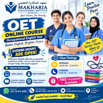 OET Speaking, Writing, Reading & Listening Classes