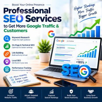 Professional SEO Services to Get More Google Traffic & Customers