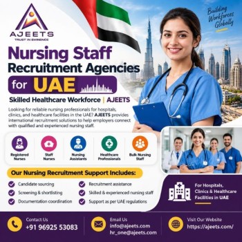 Nursing Staff Recruitment Agencies in UAE – Skilled Healthcare Workforce | AJEETS