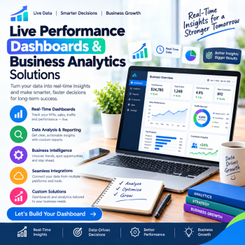 Live Performance Dashboards & Business Analytics Solutions