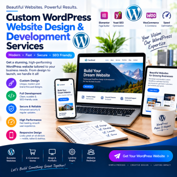Custom WordPress Website Design & Development Services