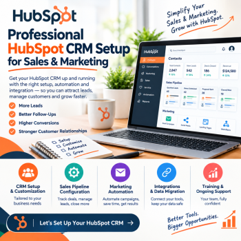 Professional HubSpot CRM Setup for Sales & Marketing