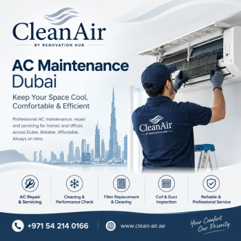 AC Maintenance Services in Dubai, UAE | Clean Air UAE