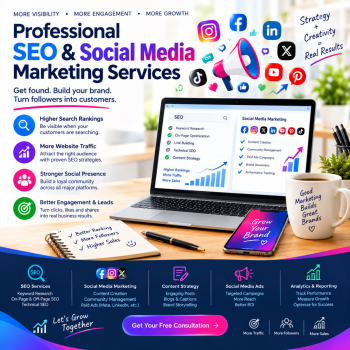 Professional SEO & Social Media Marketing Services