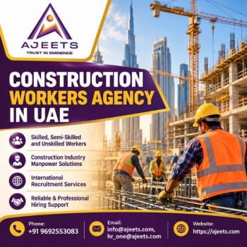 Construction Workers Agency in UAE – AJEETS