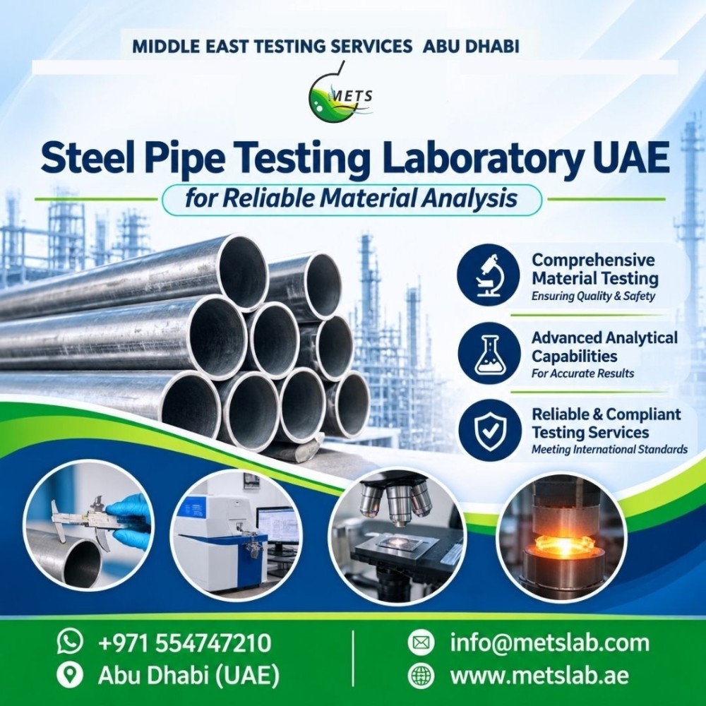 Steel Pipe Quality Testing UAE for Industrial Standards Compliance
