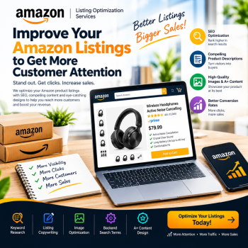 Improve Your Amazon Listings to Get More Customer Attention