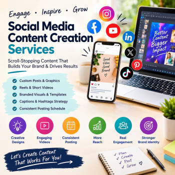Social Media Content Creation Services