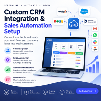 Custom CRM Integration and Sales Automation Setup
