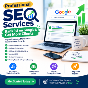 Professional SEO Services - Rank 1st on Google & Get More Clients