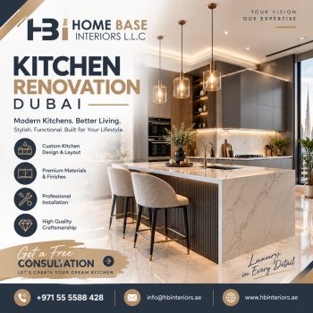Kitchen Renovation Dubai | Custom Kitchens – HB Interiors