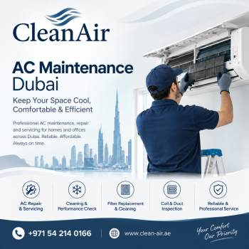 Best AC Maintenance Company in Dubai | Clean Air UAE