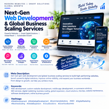 Next-Gen Web Development & Global Business Scaling Services