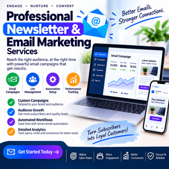 Professional Newsletter & Email Marketing Services