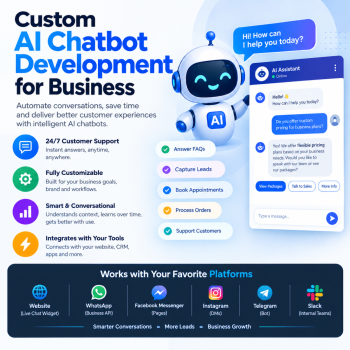 Custom AI Chatbot Development for Business