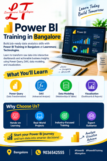 Power BI Training in Bangalore | Learnmore Technologies