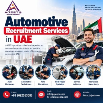Automotive Recruitment Services in UAE | AJEETS