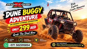 🔥 Huge Deal: Dune Buggy Dubai Ride @ AED 299 – Book Now!