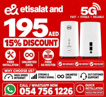 1001382333 ETISALAT HOME INTERNET