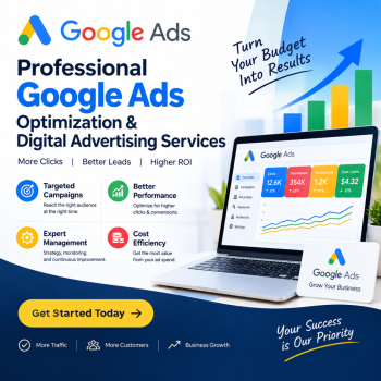 Professional Google Ads Optimization & Digital Advertising Services