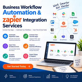 Business Workflow Automation & Zapier Integration Services