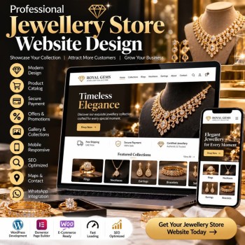 Luxury Jewellery Store Website Design