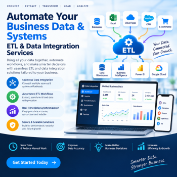 Automate Your Business Data & Systems | ETL & Data Integration Services